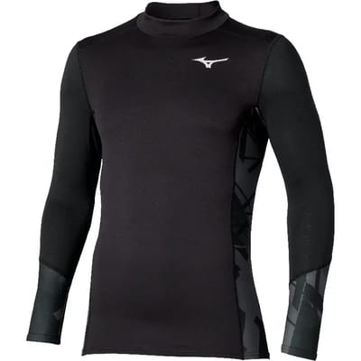 Mizuno Virtual Body G5 High Neck Lange Mouwen Basislaag Zwart S Man