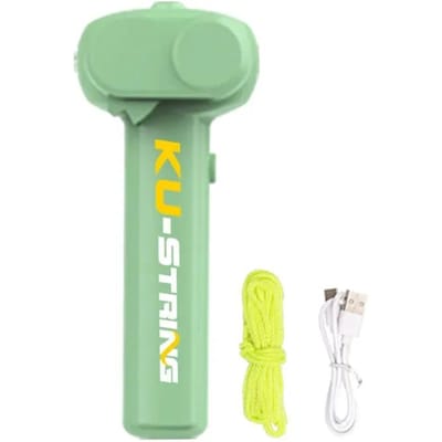 Nieuw Licht Speelgoed Touw Gloeit in het Donker Touw Koord Lanceerder Lichtgevend Draagbaar Handheld Touw Stressverlichter Speelgoed voor Kinderen Cadeau groen