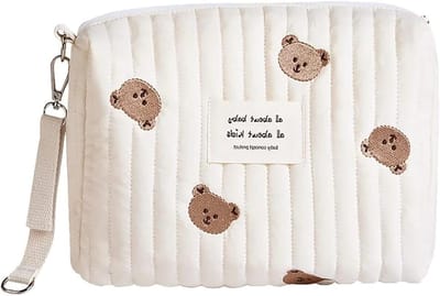 Elegante Luiertas voor Baby's, Lichtgewicht Reisrugzak met Borduursels, Ideaal voor Ziekenhuis en Organisatie