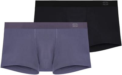 HOM Heren retro short / pant 2 pack Modal clean cut
