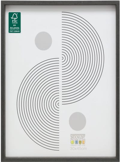 Deknudt Frames fotolijst - zwartgrijs - strak - hout - FSC Mix - 30x45