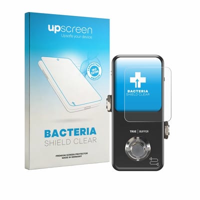 upscreen - Screenprotector voor TC Electronic POLYTUNE 3 Noir - Folie Beschermfolie transparant antibacterieel