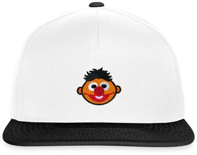 Sesame Street Ernie Borduurwerk Snapback cap