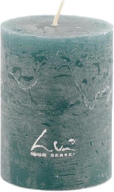 Rasteli Luz Your Senses Stomp Kaars Groen-Atlantic Deep D 6 cm H 8 cm Voordeelaanbod Per 2 Stuks