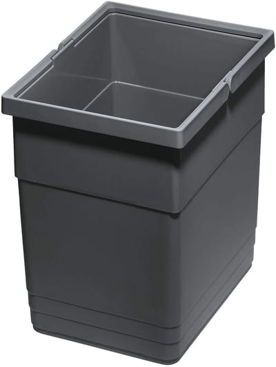 Ninka eins2vier Afvalbak 13,5 L 275 x 210 x 280 mm donkergrijs