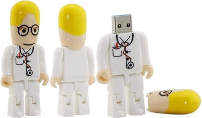 Dokter 128GB 3.0 usb stick - 1 jaar garantie - A graden klasse chip