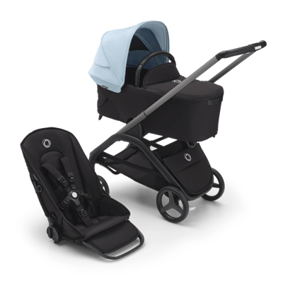 Bugaboo Dragonfly Kinderwagen - Black Bekleding black bekleding