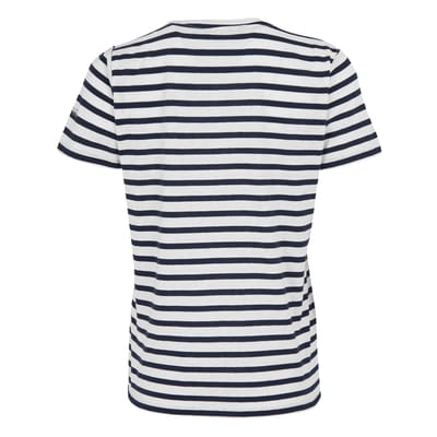 Regatta Dames/Dames Bayletta Gestreept T-shirt (Wit/Zwaar)