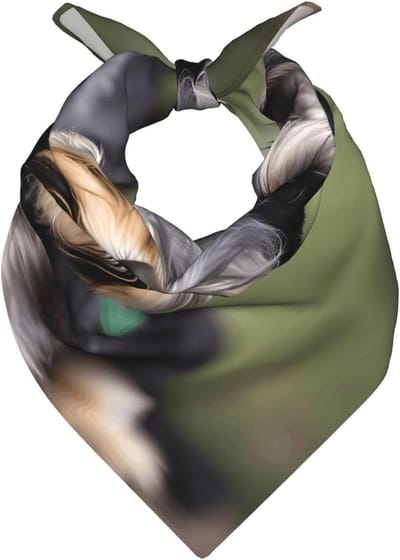 Satijnen Bandana - Vierkante Sjaal - Dagelijkse Mode - Schattige Print - 50x50 cm - Multicolor