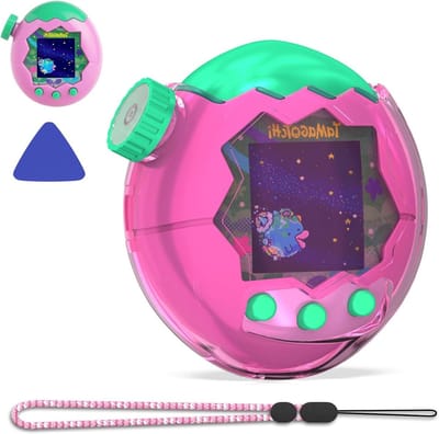 Beschermset Tamagotchi Paradise - Beschermhoes Cord Tool - Dagelijks Gebruik en Reizen - Hoge Schokbestendigheid - Niet Gespecificeerd - Transparant Roze