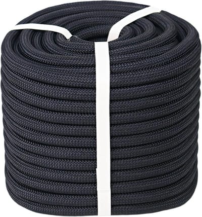 Sterk dubbel gevlochten polyester touw voor klimmen, tuinieren en zeilen