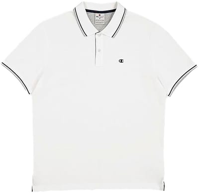 Champion Korte Mouw Poloshirt Wit 2XL Man