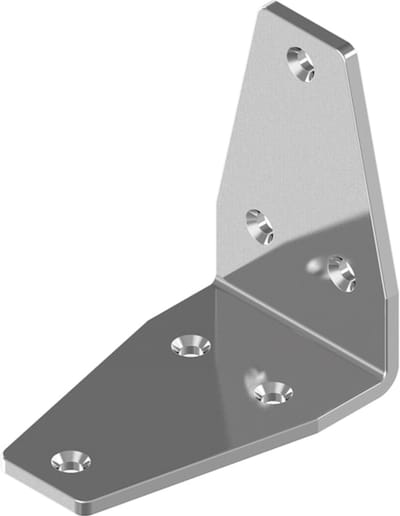 Wurth - Hoekverbinder trapezium roestvast staal A2 - Hoekverbinder trapezium x 10 st