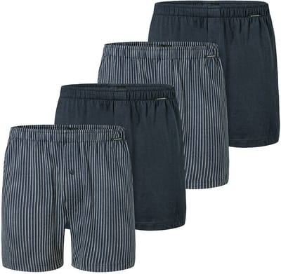 Schiesser Heren boxershort 4 pack Singel-Jersey