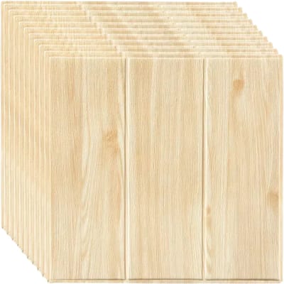 Bovista Wandpaneel - Zelfklevend - Wandpanelen - Woonkamer - Badkamer - Houtnerf - 20 Stuks - 35x35cm