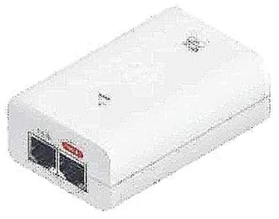 2-poorts Gigabit PoE Injector 15W voor netwerken