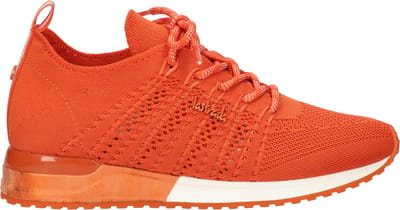 La Strada Sneaker Oranje Knitted - Damesschoenen - Maat - 36
