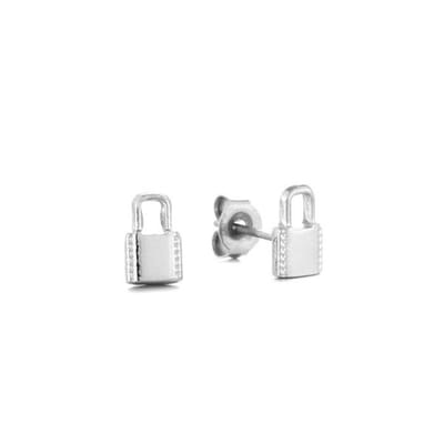 Bijoutheek Oorknop JE12668 Slot Zilver