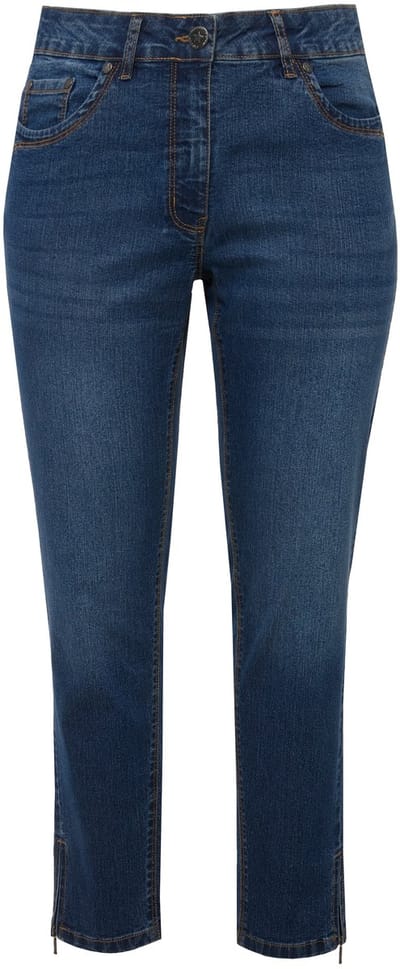 Angel of Style - Dames - Jeans Irma Slim Fit stretchcomfort 5-pocket - Blue stone - Maat 42