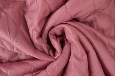 30 meter gewatteerde voeringstof - Donker oud roze - 150cm breed