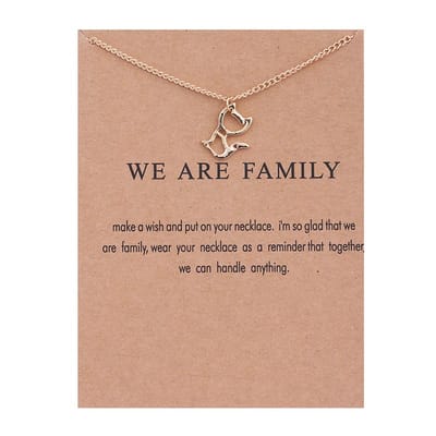 Bixorp Luck Geluksketting met Poesje Goudkleurig - Afscheidscadeau - Cadeau voor Haar / Dames / Vriendin / Mama / Vrouwen - Ketting met Katje Hanger