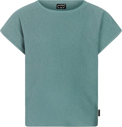 Protest PRTDionna JR - T-shirt Meisjes - Korte mouwen - Ronde hals - Loose fit - Crème