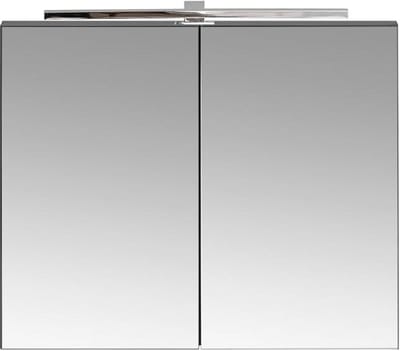 Badkamer Spiegelkast 80 cm met LED Verlichting en Stopcontact - Modern Design