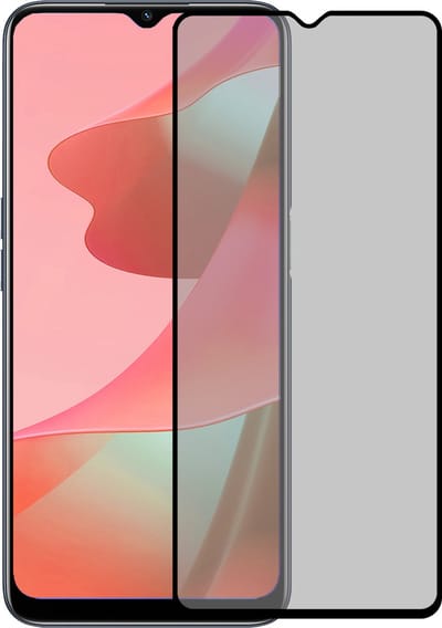 Screenprotector - Geschikt voor OPPO A16 - Privacy Filter - Beschermglas - Gehard Glas - Tempered Glass - Screen Protector - Anti Spy - Full Display Cover