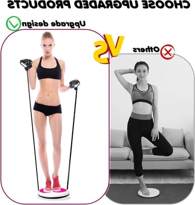 Effectieve Waist Twisting Disc voor Vrouwen - Perfect voor Cardio, Gewichtsverlies en Thuis Fitness Oefeningen met Lichaamsvormgeving