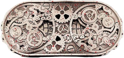 Roterende Dobbelsteen - Spinner Kubus - Groepsactiviteiten - Gedetailleerde Gravures - 119 x 54 cm