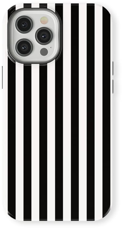 DripCase Gestreept Hoesje geschikt voor iPhone 12 Pro | Backcover met Mag | Stripes Motief | Trendy Case geschikt voor iPhone 12 Pro met Strepen Piano Lane