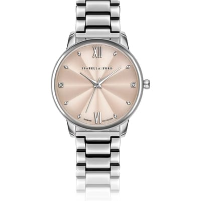 Zilveren horloge voor dames Isabella Ford Skylar