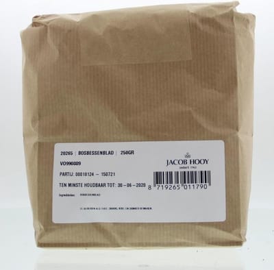 Jacob Hooy Bosbessenblad 250 Gram