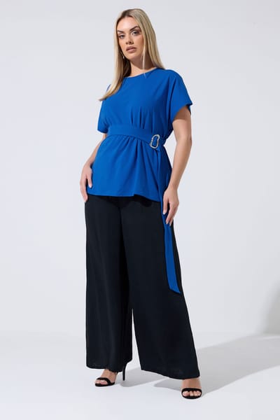 Limited Collection Blauw Tshirt Met Gesp Size 42