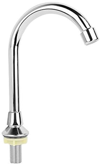 Voet Pedaal Kraan - Badkamer - Medisch - Koper - Waterkraan Set - Geschikt voor Laboratorium - Chroom - Warm Koud - Laboratorium Wastafel - Voet Pedaal - G1/2