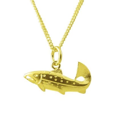 AuBor ®. Hanger. Goud. De forel.