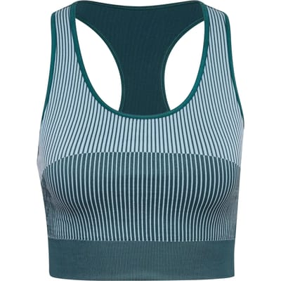 Hummel Dames Tanktop Zonder beugel Ronde hals Strepenstructuur Training