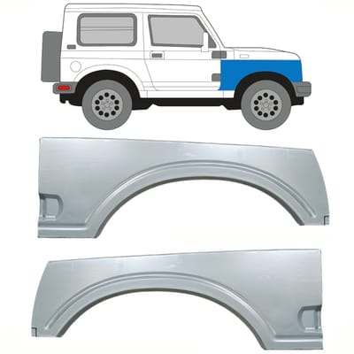 Reparatiepaneel voorspatbord voor Suzuki Samurai 1981- / Links + Rechts / Set