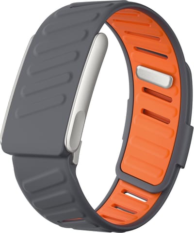 Stravo Premium Siliconen bandje geschikt voor Whoop MG | Ademend + Zweetbestendig | Trendy Kleuren | Makkelijk Schoonmaken（Donkergrijs）| Whoop MG Horlogebandje