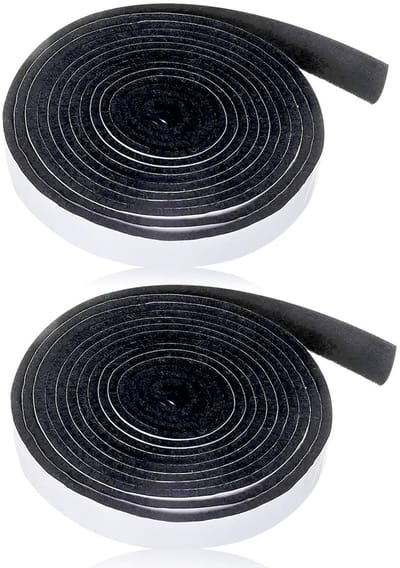 Ovenafdichtingskoord voor rookafvoer - Zelfklevend, 2.5m lang, 3.5mm dik, hittebestendig en ideaal voor grill, kachel, en open haard toepassingen