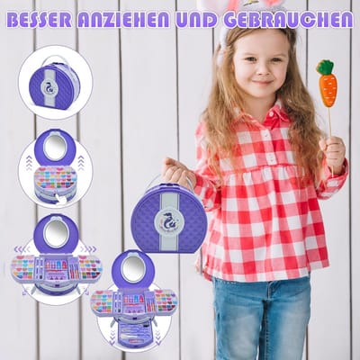 Make up Koffer Meisjes - Set met Inhoud Kinderen - Speelkoffer - Cadeau