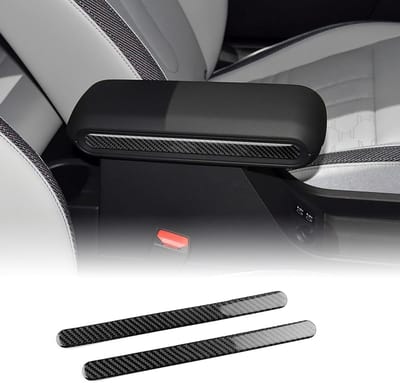 Carbon Fiber Armsteun Box Cover voor Mini Cooper S F65 F66 F67 - Interieur Bescherming en Decoratie Accessoires voor 2024 en 2025