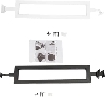 Trapleuning U-vorm - Steunbeugel Smeedijzer - Veilige Trap Op - 270 Graden Draaibaar - 85 cm Hoog - Zwart