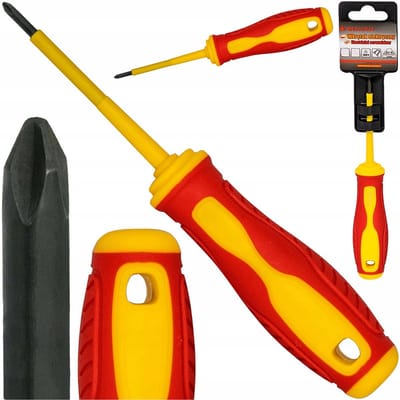 Geïsoleerde Kruiskopschroevendraaier PH1 Magnetisch 75mm VDE