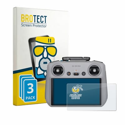 BROTECT - Screenprotector voor DJI RC 2 2025 - Folie Beschermfolie Beschermglas matte 3 Stuks