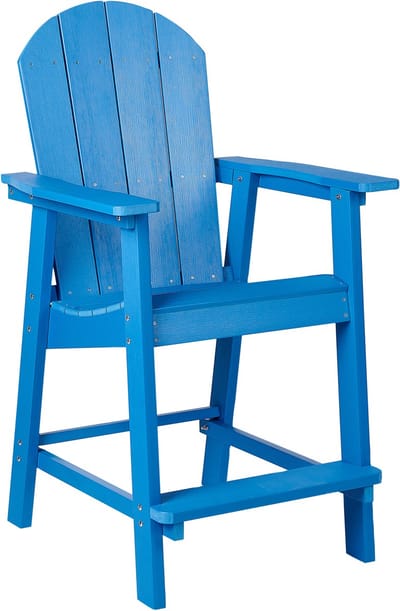 ADIRONDACK - Tuin barkruk - Blauw - Kunsthout