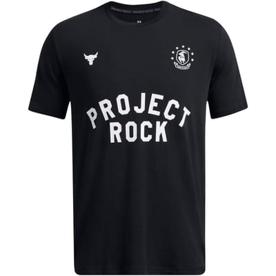 Under Armour Heren Project Rock T-Shirt (Zwart)