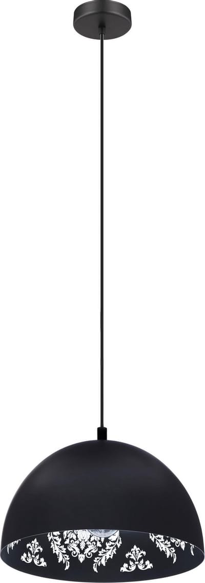 EGLO Congresbury Hanglamp - E27 - Ø 38 cm - Zwart/Wit