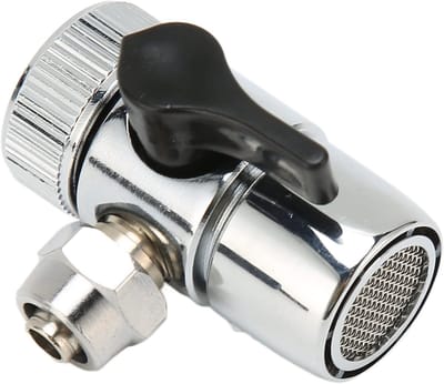 Drie Weg Badkamer Wastafelmengkraan Schakelklep Set - 3 Stuks G3/8, Waterfilter Schakelklep voor Efficiënt Waterbeheer