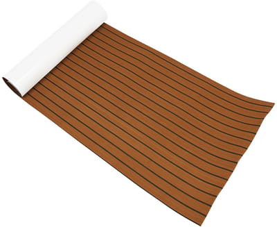 Novari - EVA teak decking - Boot - Boot vloer - Teak foam - Bootvloer zelfklevend - Bootmat - Hoogwaardig EVA schuim - 240x90cm